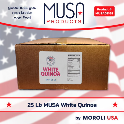 25 LB Musa WHITE QUINOA