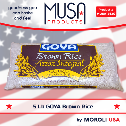 5 LB Goya BROWN RICE