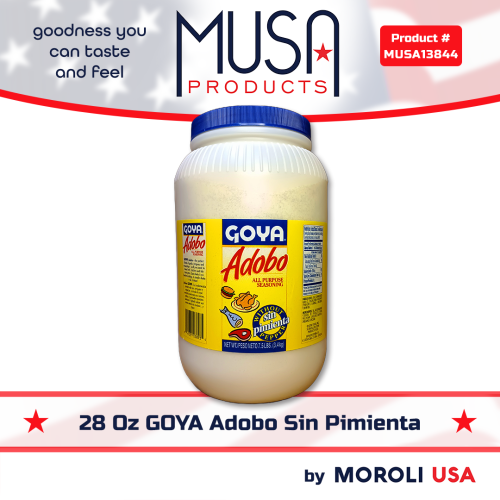 28 OZ Goya ADOBO SIN PIMIENTA (Blue Cap)