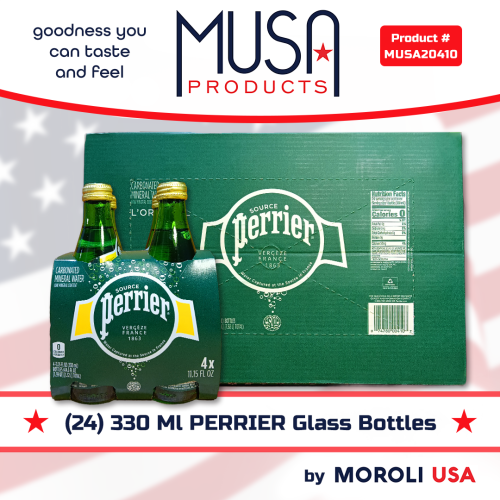 24/330 ml Perrier GLASS BOTTLES