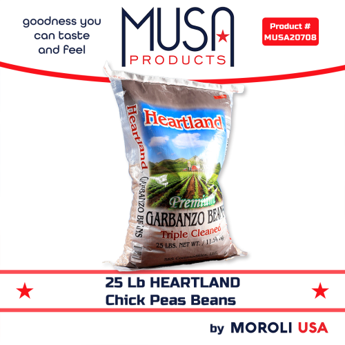 25 LB HEARTLAND CHICK PEAS BEANS