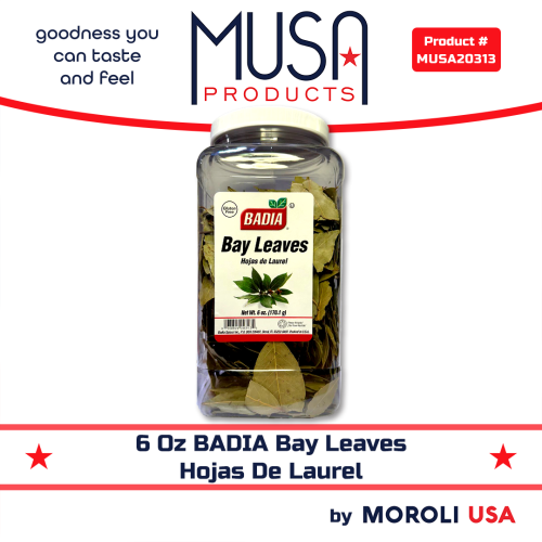 6 OZ BADIA BAY LEAVES HOJAS DE LAUREL