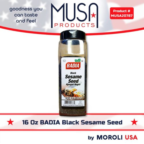 16 OZ Badia BLACK SESAME SEED