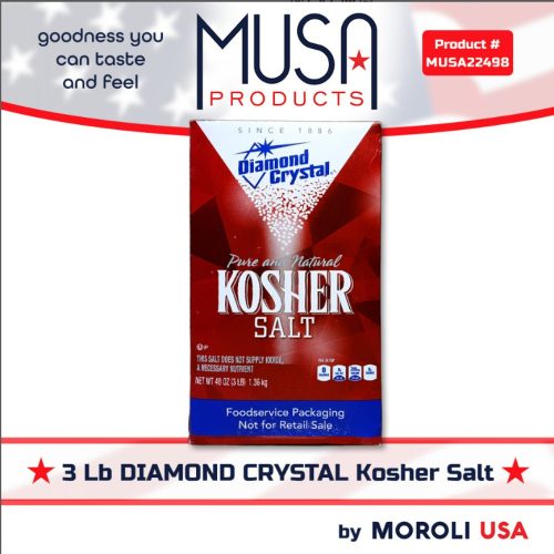 3 LB Diamond Crystal SALT KOSHER